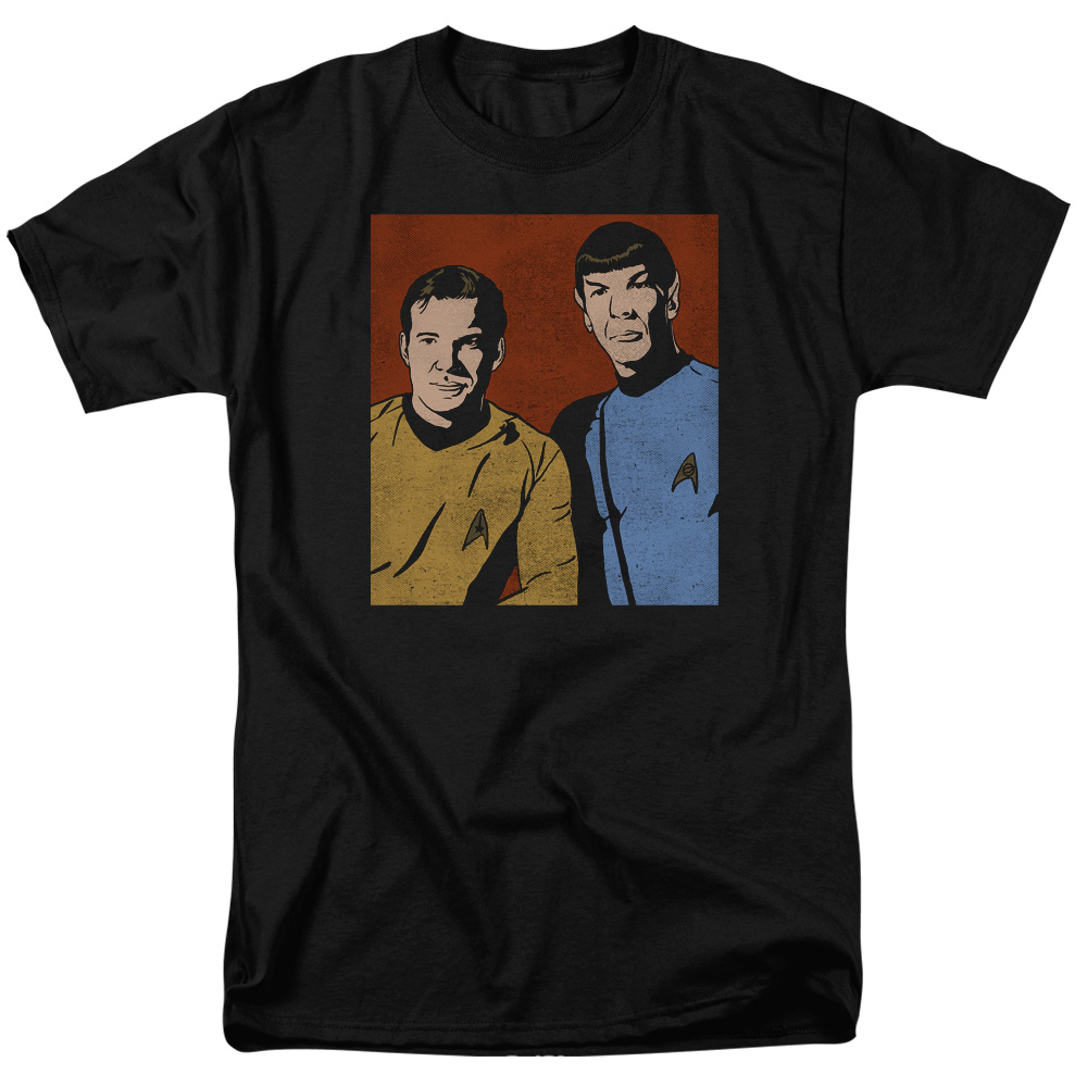Star Trek - Friends - Adult Unisex Short Sleeve T-Shirt - Black | eBay